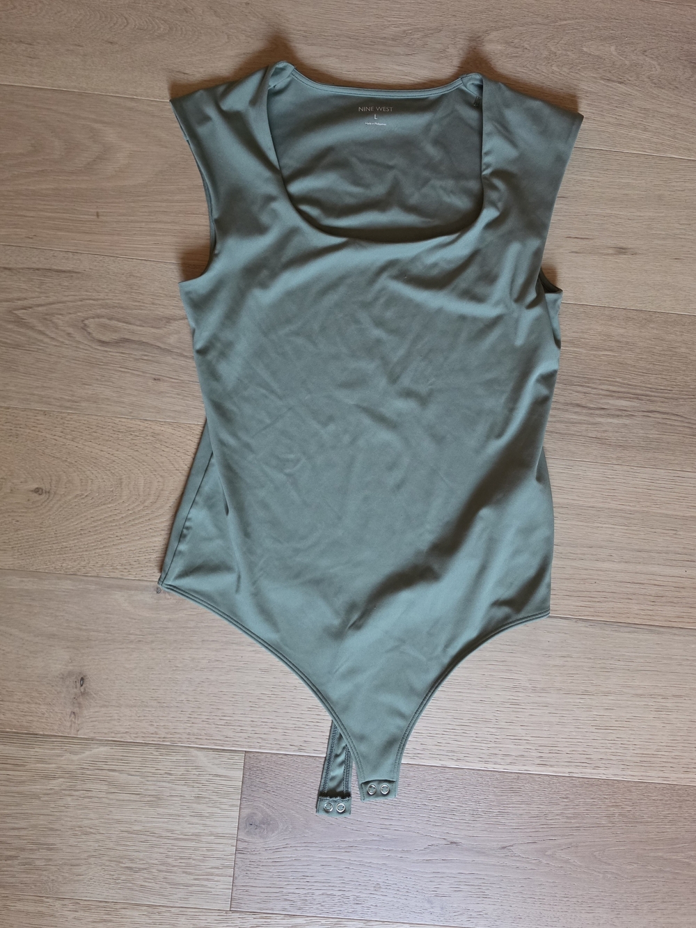 Nine West Sage Green Bodysuit